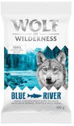Wolf of Wilderness 100g Wolf Of Wilderness száraztáp próbacsomag száraz kutyatáp - "Blue River" lazac