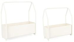 Bizzotto set de suporturi pentru plante decorativ din oțel acoperit cu pulbere 99KK-DOUZYG_00X (0722935)