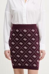 Guess fustă din amestec de lână SARAH 9BYH-SDD0GY_49X (W4BD0S.Z3JD2)