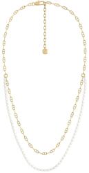 Fossil lănțișor pentru femei, din alamă cu perlă Heritage 99KK-AKDZS4_GLD (JA7321710)