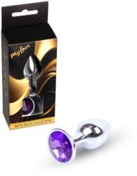 MyLove Plug anal MyLove Toys Jewellery Silver, oțel inoxidabil, bază cu diamant decorativ (ATR-64-00008ML)
