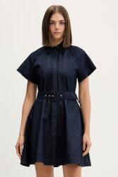 HUGO BOSS rochie evazată din denim Kastina 9BY2-SUDZUE_59X (50563954)