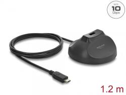 Delock Cablu prelungitor USB type C 10 Gbps cu baza magnetica T-M 1.2m, Delock 64365 (64365)