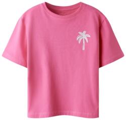 NAME IT tricou pentru fete cu mâneci scurte cu model roz (14EA7E)