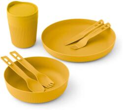 Sea to Summit Set veselă Sea to Summit Passage Dinnerware Set, 7 buc, arrowwood yellow