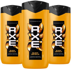 AXE Fine Fragrance Collection Black Vanilla tusfürdő (3x400 ml)