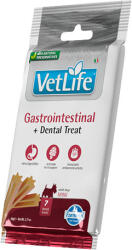 Vet Life Gastrointestinal + Dental Treat, Mini (3 tasak ~ 3 x 7 buc baton de mestecat ~ 3 x 60 g) 180 g