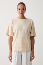 BOSS Orange tricou oversized pentru femei, din bumbac C_Eregular_stripe_1 9BY2-TSDZUZ_01X (50567124)