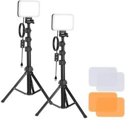 Neewer Set de studio Neewer BP66 două lămpi LED + filtre + trepiede