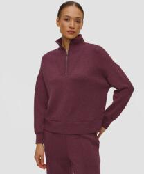 Varley Bluză Burgund Pentru Femei Varley Hawley Half Zip Sweat