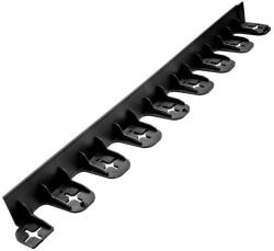 Panitalia Hajlítható fekete műanyag ágyásszegély 80 cm - 6 cm magas, UV-álló PP gyepszegély (SG6_SZEGELY)
