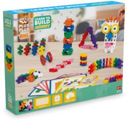 Plus-Plus Set constructie Plus-Plus, 130 piese mari, Invata sa construiesti (PP3448) - ookee