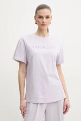 Twinset pamut póló - lila XS