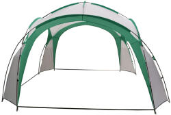 MultiGarden Kerti pavilon, MultiGarden ST-001, zöld, 3, 5 x 3, 5 m, PE borítás, 2, 3 m magassággal, üvegszálas váz, hordtáskával (TF3386)