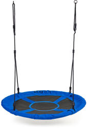 ECOTOYS Fészekhinta, ECOTOYS BOC100, kék, átmérő: 100 cm, vízálló, állítható kötélmagasság: 140-190 cm, acél váz, poliészter, teherbírás: 150 kg (TF1086)