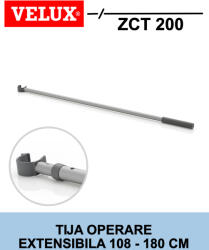 Velux Tija telescopica VELUX ZCT 200, lungime reglabila 108-180 cm pentru ferestre de mansarda cu maner sus (ZCT 200)