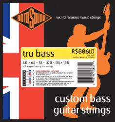 Rotosound Basszusgitár húrkészlet fekete nylon köszörült 6 húr 50-135