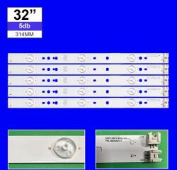  Háttérvilágítás Telefunken 32coll 3LED 3V 5db/csomag