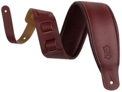Levy's Amped Leather Burgundy Curea de chitară (M26PD-BRG-BRG)