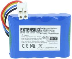 EXTENSILO Baterie pentru Worx Landxcape LX790 / LX791 / LX792, 20 V, 3, 5 Ah (889006056)