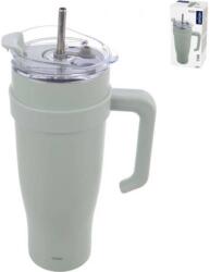 Orion Termoszbögre rozsdamentes/ÜH + szívószál, 1, 2 l, zöld - Orion (OR-112282)