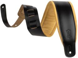 Levy's Amped Leather Black/Suede Curea de chitară (<![CDATA[M26SPD-BLK-TAN]]>)