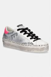 Crime London bőr sportcipő DISTRESSED PLATFORM - ezüst Női 39