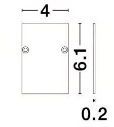 Nova Luce Mágneses fénycsík borítója Nova Luce Buxton Magnetic 6, 1 x 4 cm (NOL-9252012)
