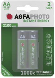 AgfaPhoto Akkumulátor ceruza AGFAPHOTO AA előtöltött 2x2100 mAh (APR2U2100) - mystock