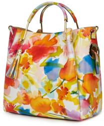 myOwn Geanta dama din piele naturala Fabiana cu model floral FF3 (fabianaff3)
