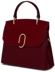 myOwn Poseta din piele naturala Ruby grena (rubygr)