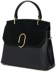 myOwn Poseta din piele naturala Ruby neagra (rubyng)
