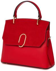 myOwn Poseta din piele naturala Ruby rosie (rubyrs)