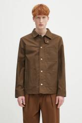 APC A. P. C. pamut kabát Blouson Gabriel - barna XL