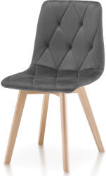 Artium CT-V4081 étkezőszék szürke bársony szövettel (artCT-V4081-GREY4)