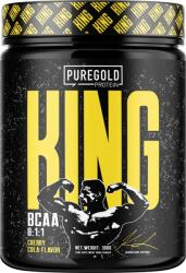 Pure Gold KING BCAA 8: 1: 1 Aminosav étrend-kiegészítő italpor 300 g Cherry Cola