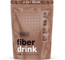 Pure Gold Fiber Drink Ízesített fehérje és rost italpor 500 g Triple Chocolate