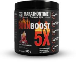Marathontime Burn Boost 5X energizáló, Meggy ízben 300 g