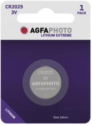 AgfaPhoto Gombelem AGFAPHOTO Lithium CR2025 1 darabos (APCR2025) - tonerpiac