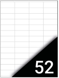 Fortuna Etikett FORTUNA 52, 5x21, 2mm univerzális 5200 címke/doboz 100 ív/doboz (01.03457) - tonerpiac