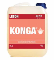 Konga Rezerva sapun lichid pentru dozator, antibacterian si fara parfum Konga 5L Sapun lichid 5 L Konga (LB11215L)