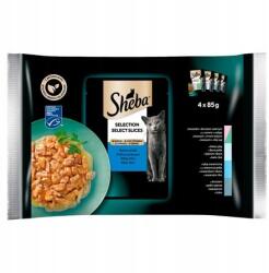 Sheba Selection in Sauce Hal ízek gyűjteménye Nedves szószban