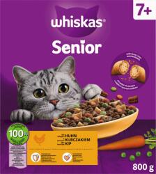 Whiskas Száraztáp 7+ csirke - 800 g