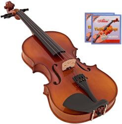 DEPOX Vioara clasica, lemn, toc inclus, doua seturi corzi incluse, 3/4, 55 cm (1023)