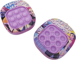  K-POP Démonvadászok POP-IT antistressz játék, világító, 6, 5x7, 5x3cm, kétféle (KPD-69880) - mesescuccok