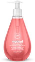 Ecover METHOD Pink Grapefruit folyékonyszappan, csepp alakú pumpás flakon, energizáló, extrán citrusos és gyümölcsös illat rózsaszín grapefruit, vérnarancs, feketeribizli jegyekkel, 354ml/flakon
