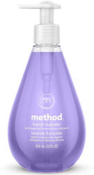 Ecover METHOD French Lavender folyékonyszappan, csepp alakú pumpás flakon, relaxáló levendula illat, bergamott, zsálya és kamilla jegyekkel, 354ml/flakon