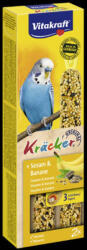 Vitakraft Kräcker - Dupla rúd (banán, szezámmag) hullámos papagájok részére (60g) (212542)
