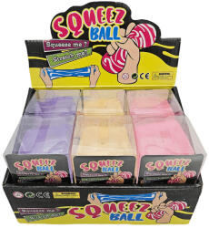  Ice Cube squishy kocka, 5 cm-es, átlátszó, többféle színben (KPD-CUBE-1) - officetrade