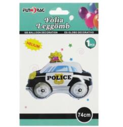  Fólia lufi rendőr autó 74 cm 606942 (606942)